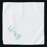 Bandana Salut ! Animal de compagnie personnalisable<br><div class="desc">Bande blanche, avec texte mignon et drôle... Salut ! Idéal pour la sortie de votre animal de compagnie en ville ou l'après-midi au parc. La couleur arrière - plan est personnalisable à n'importe quelle couleur, comme le style, la taille et la couleur de la police. Personnalisez-le à votre gout ! Lorsque...</div>