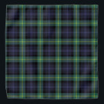 Bandana Scottish Classic violet noir Tartan vert Plaid<br><div class="desc">Découvrir les couleurs d'une bonne vieille tradition avec ce violet vert jaune et noir tartan plaid motif imprimé bandana</div>
