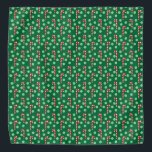 Bandana Sucre de canne vert rouge Peppermenthe Christmas P<br><div class="desc">Sucre de canne rouge et vert Noël Fêtes Animaux de compagnie Chien Bandana</div>
