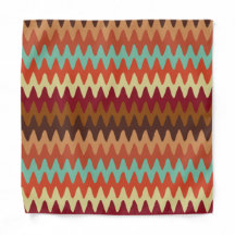 Bandana sud-ouest de Sedona à motif ondulé
