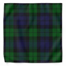 Tartan Bleu Et Vert Scotland