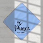 Bandana Typographie simple de Prince bleu avec couronne<br><div class="desc">Le design minimal de ce bandana bleu avec Prince avec typographie de couronne est idéal pour les amoureux des animaux de compagnie. Votre animal de compagnie, votre chien, votre chat peut le porter à un baby shower ou peut-être votre animal de compagnie se sent et agit comme un prince. Écrivez...</div>