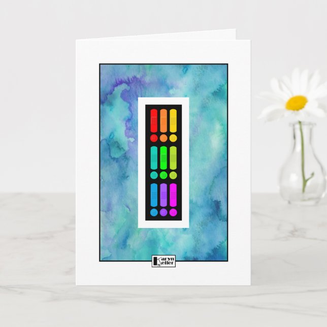 Bande-Aids colorée Aquarelle Obtenir la carte (Petite plante)