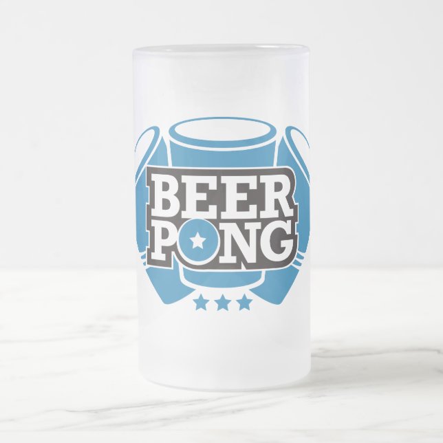 Bande de bière 3 tasses - Bleu (Centre)