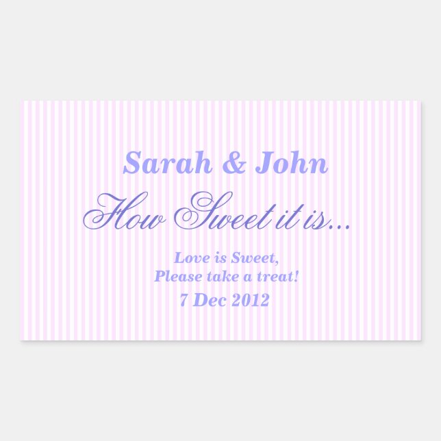 Bande de bonbons rose Comment il est doux Sticker (Devant)