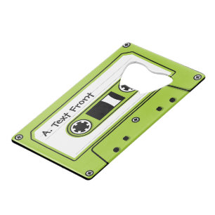 Bande de cassette audio verte