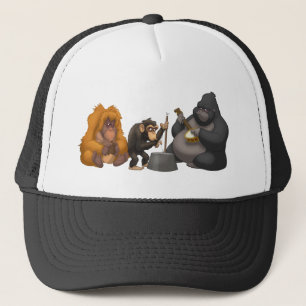 Bande de cruche du casquette de singes