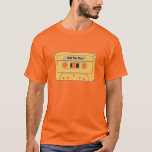 Bande de mixage rétro. T-shirt personnalisé