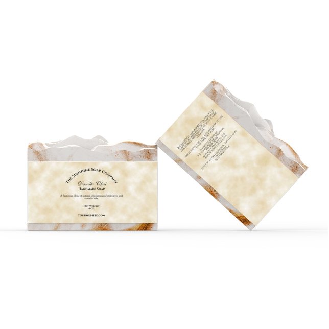 Bande de savon de style papier parchemin / Étiquet (Créateur téléchargé)