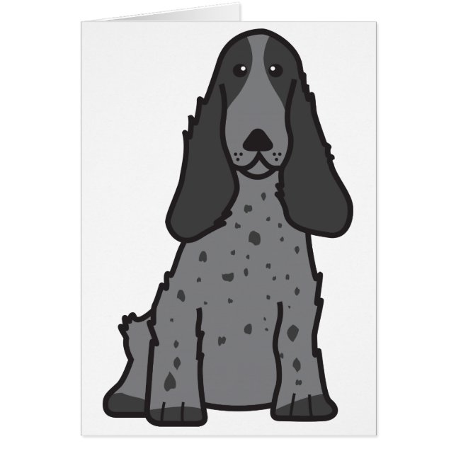 Bande dessinée anglaise de chien de cocker (Devant)