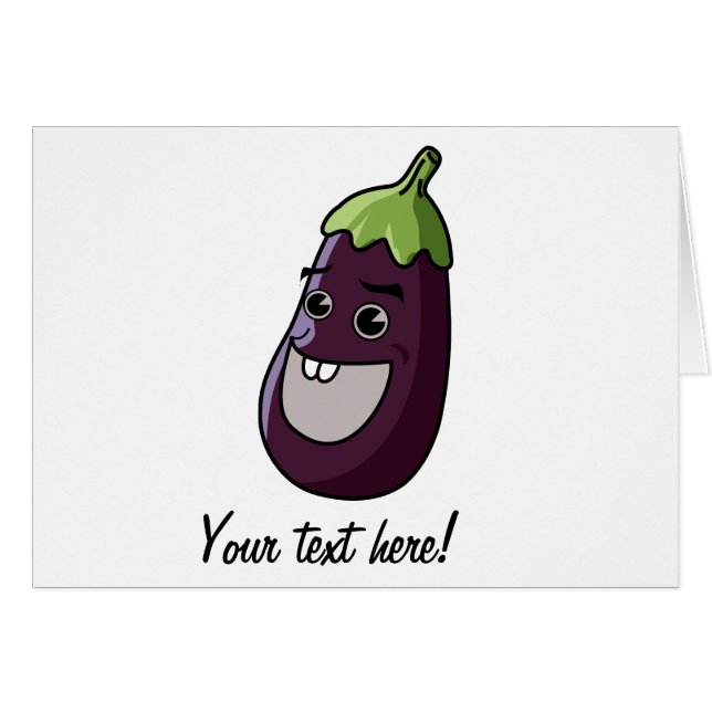 Bande dessinée d'aubergine (Devant horizontal)