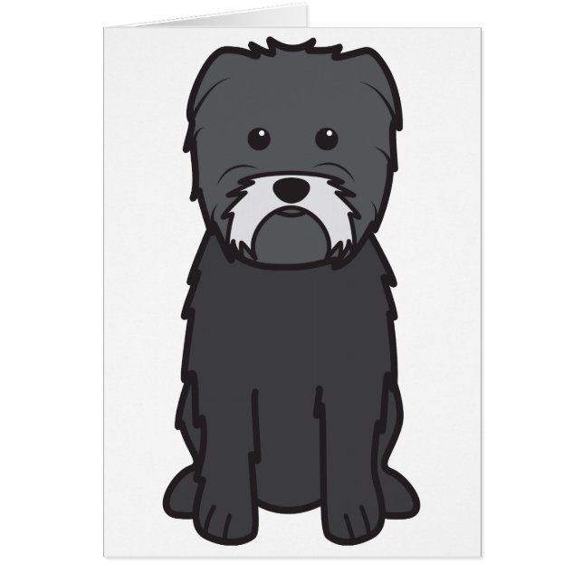 Bande dessinée de chien d'Affenpinscher (Devant)