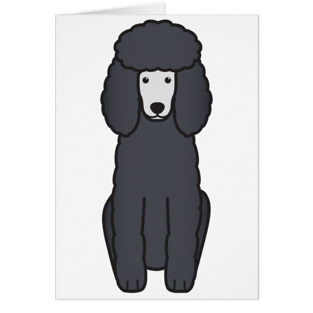 Bande dessinée de chien de caniche (Devant)