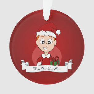 Bande dessinée de garçon de Noël