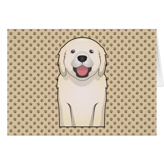 Bande dessinée de golden retriever (Devant horizontal)