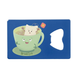 Bande dessinée de la tasse de thé mignonne humour