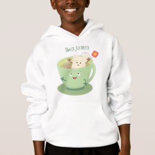 Bande dessinée de la tasse de thé mignonne humour