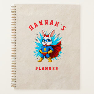 Bande dessinée de lapin super-héros personnalisée