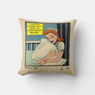 Bande dessinée de romance rétro : Coussin décorati