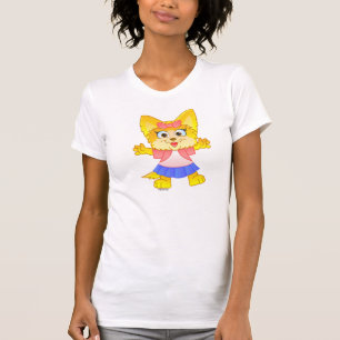 Bande dessinée de Teakup Yorkie sur le T-shirt de
