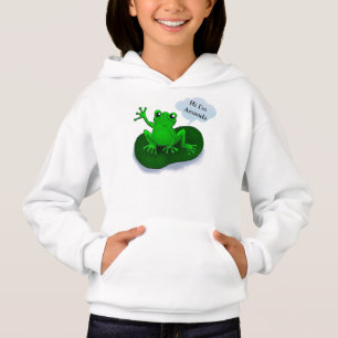 Bande dessinée d'illustration de grenouille sur