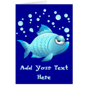 Bande dessinée grincheuse de poissons