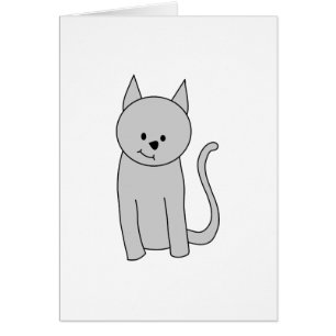 Bande dessinée grise de chat