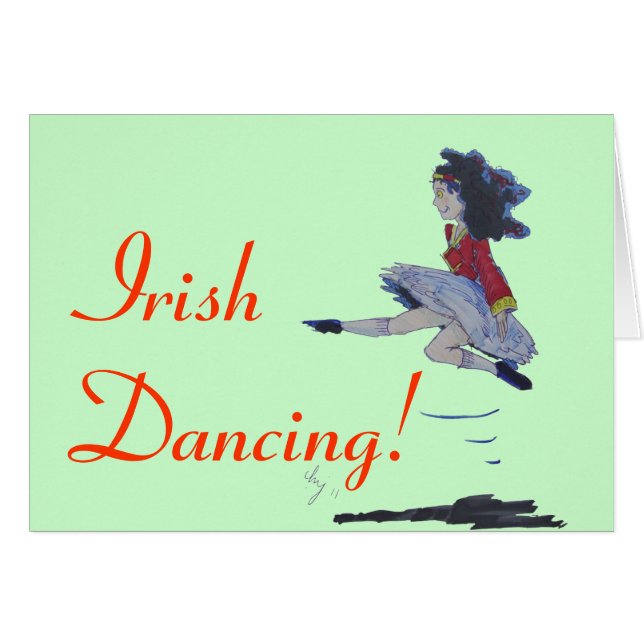 Bande dessinée irlandaise traditionnelle de danse (Devant horizontal)