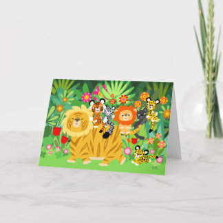 Bande dessinée Liger et carte de voeux d'amis