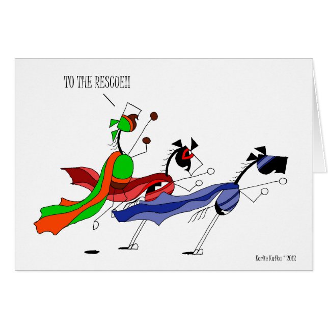 Bande dessinée mignonne de cheval de super héros (Devant horizontal)
