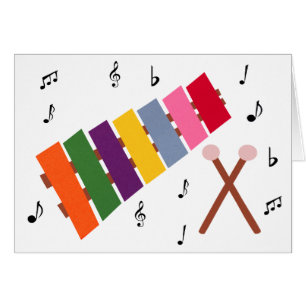 Bande dessinée multicolore d'instrument de musiqu