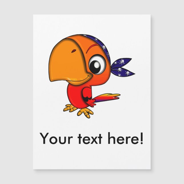 Bande dessinée orange de perroquet (Devant)