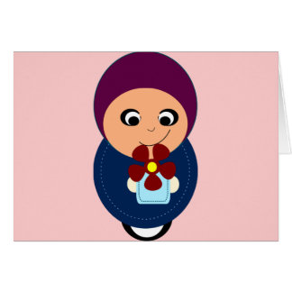 Bande dessinée pourpre de hijabi de hijab de