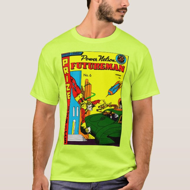 Bande dessinée PRIZE : T-shirt FUTUREMAN (Devant)