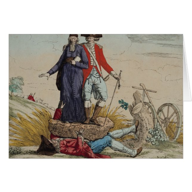 Bande dessinée révolutionnaire au sujet des dîmes (Devant horizontal)