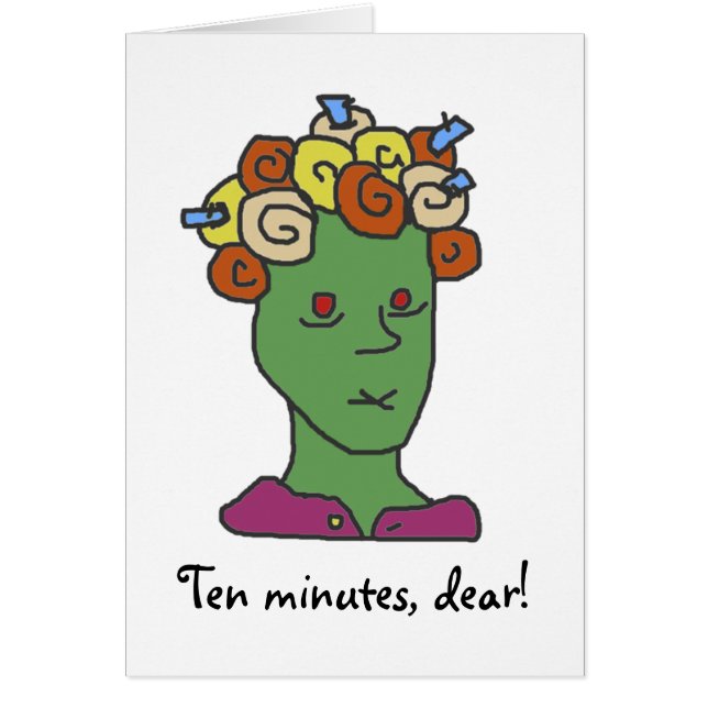 Bande dessinée somnolente drôle Dix minutes (Devant)