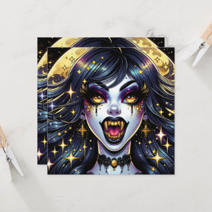 Bande dessinée Style Vampire Halloween Party