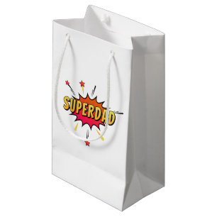 Bande dessinée Superdad Retro Pop Art  Sac cadeau