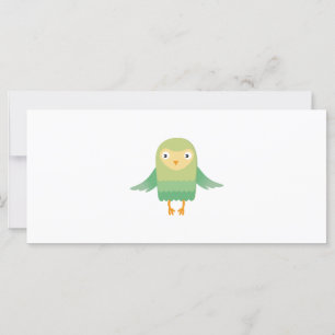 Bande dessinée verte de hibou