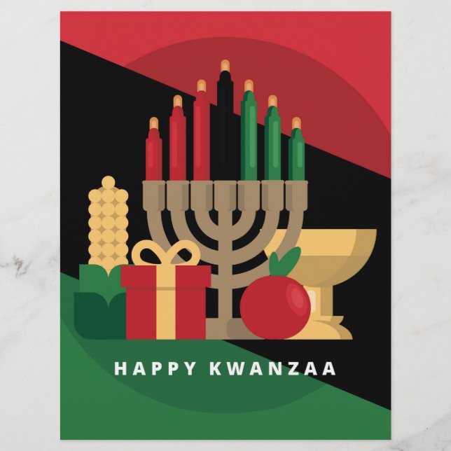 bande diagonale Happy Kwanzaa (Devant)