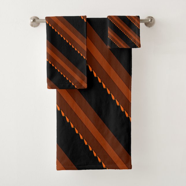 Bande diagonale rouge mystique (En situation)