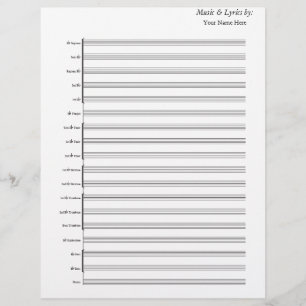 Bande en laiton de musique en feuille blanche