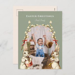 Bande Marching Bonne Carte postale Photo de Pâques