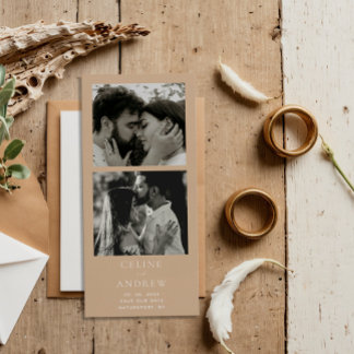 Bande Photo Minimale Mariage Magnétique Enregistre