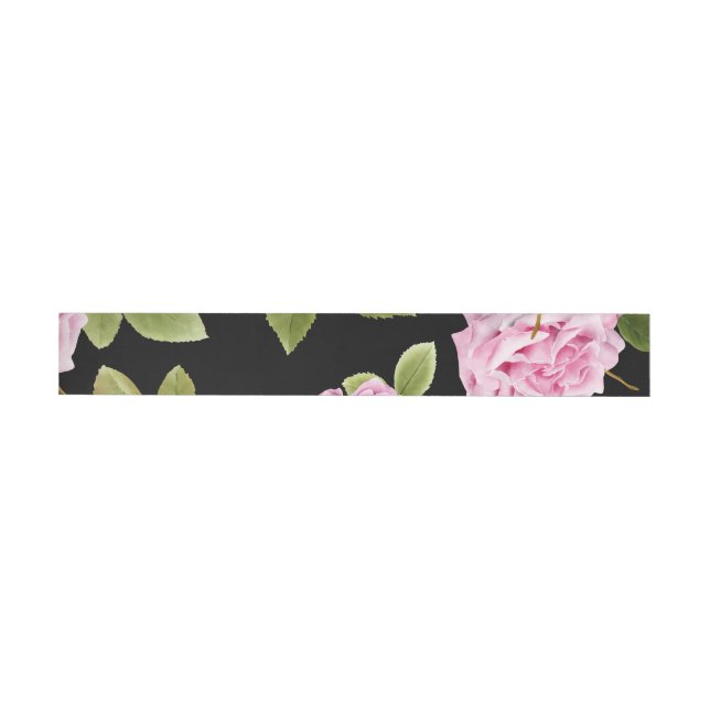 Bande Pour Adresse Aquarelle Roses 20 (Individual)