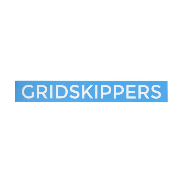 Bande Pour Adresse Autocollant de GRIDSKIPPERS (Individual)