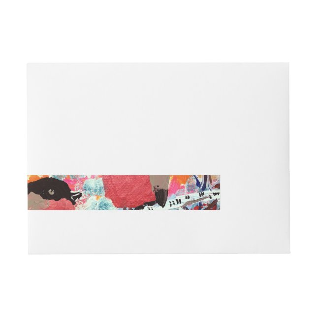 Bande Pour Adresse Bullfinch Birds (Devant)