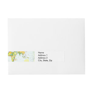 Bande Pour Adresse Carte du monde Atlas Poster Politique : Décoration