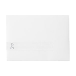 Bande Pour Adresse Chrome White Ribbon Sensibilisation sur les Checke