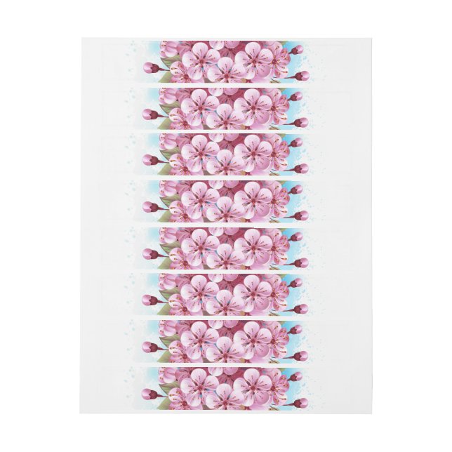 Bande Pour Adresse Cône rose Sakura crème glacée gaufre (Feuille)